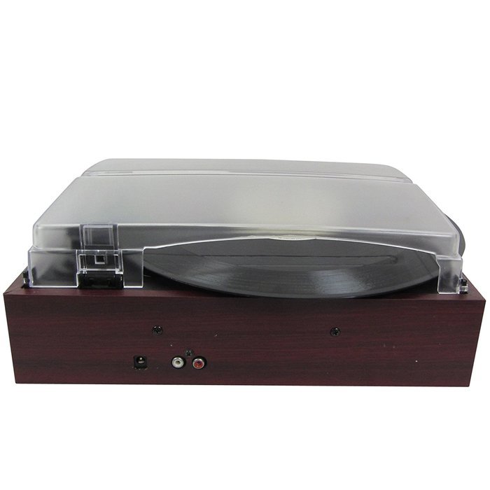 Keni Wooden Turntable Cassette Player with Built-in Stereo Speaker, Vintage Style MIC Record Player, Vinyl,Cassette-To-MP3... N2