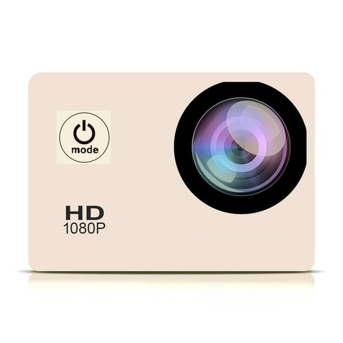 SJ4000 Ultra 170Degree Wide-Angle Glass HD Lens Sport Motion Camera Golden N7