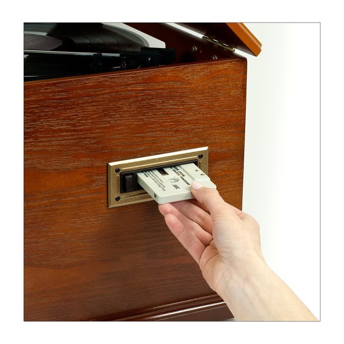 Victrola VTA750B Nostalgic Aviator 7in1 Turntable Wooden