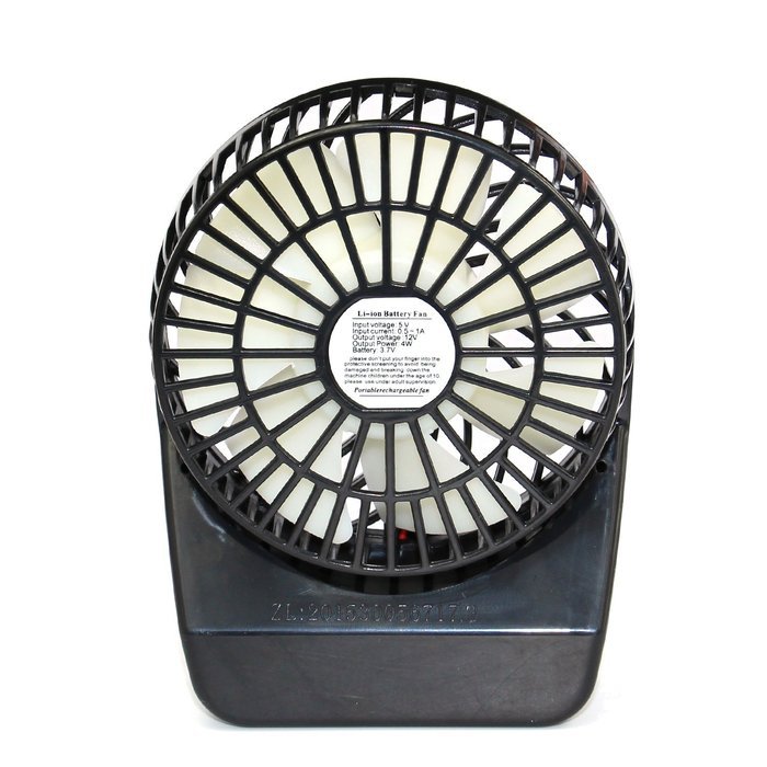 Innobay&reg; Mini Handy Portable Rechargeable Fan Operated by Built-in Lithium Battery, 7 blades, 4 Speeds of Air... N56