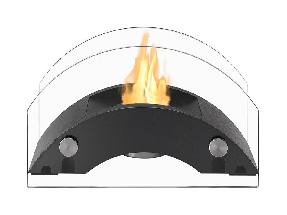Ignis Portable Tabletop Ventless Bio Ethanol Fireplace - Harbor (White) N13
