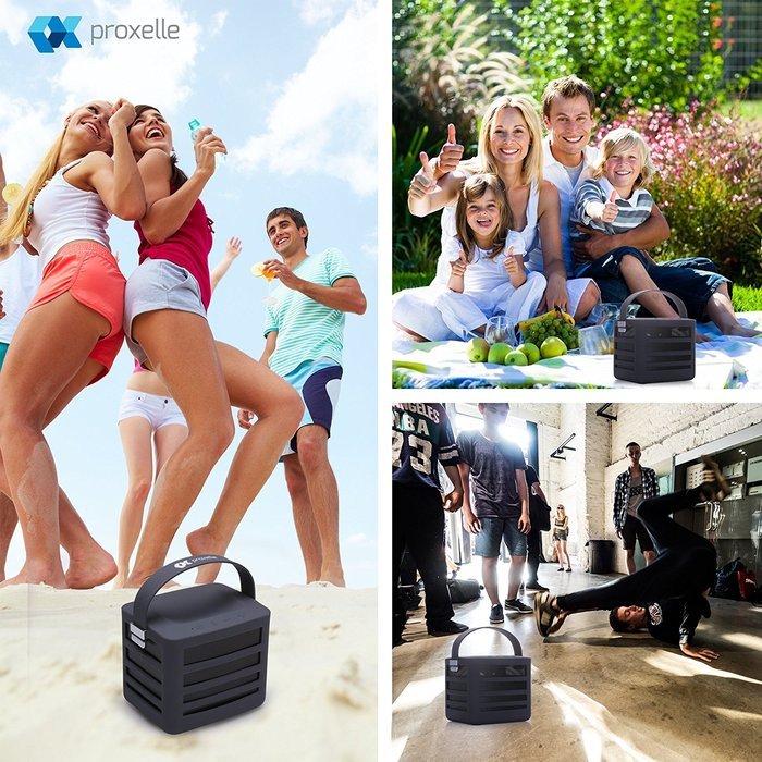 Portable Wireless Bluetooth Speaker with Built-In Powerbank Plus 2 USB Ports - Get Epic Audio Wherever You Go.... N10