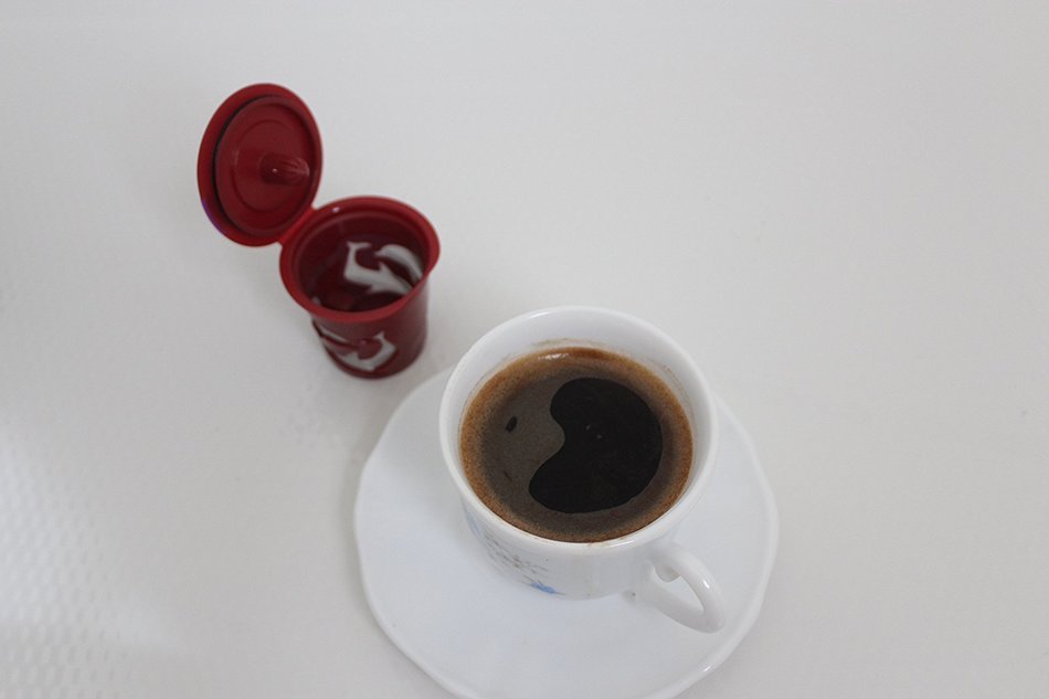 BruGreen Refillable Filter Cups For Keurig Brewers (4 Cups) N3