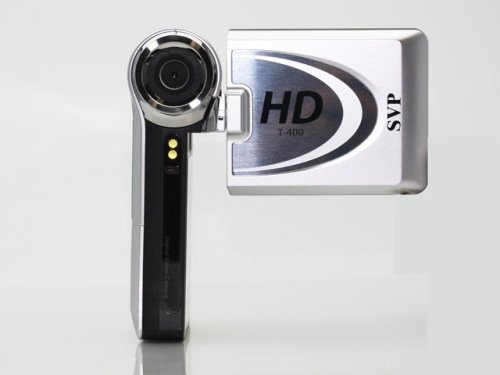 SVP T400-Silver 1280x720p True HD Camcorder with 2.4 LCD (SVP 16GB SDHC Memory Card Included)" N6