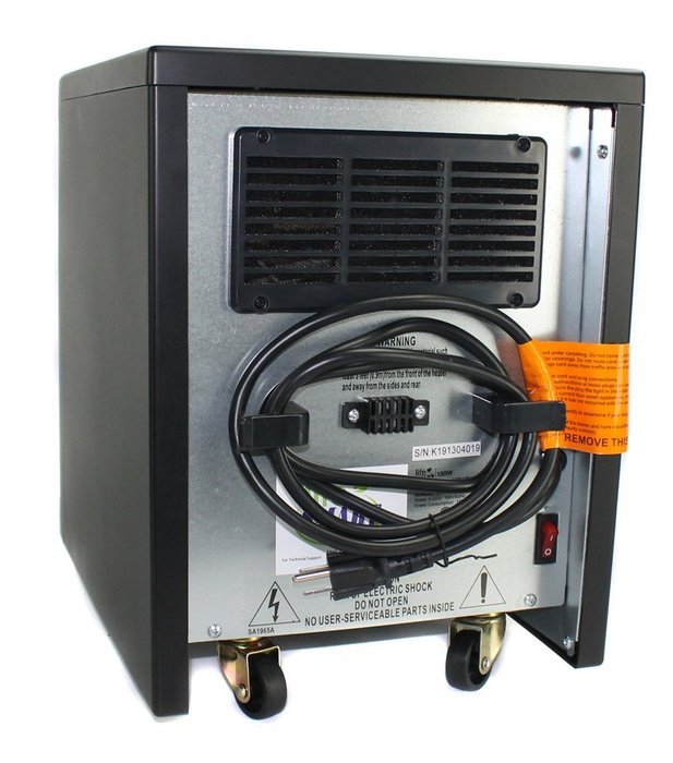 LifeSmart LifePro LS-1002HH 1,200 Sq Ft Infrared Quartz Electric Portable Heater N3