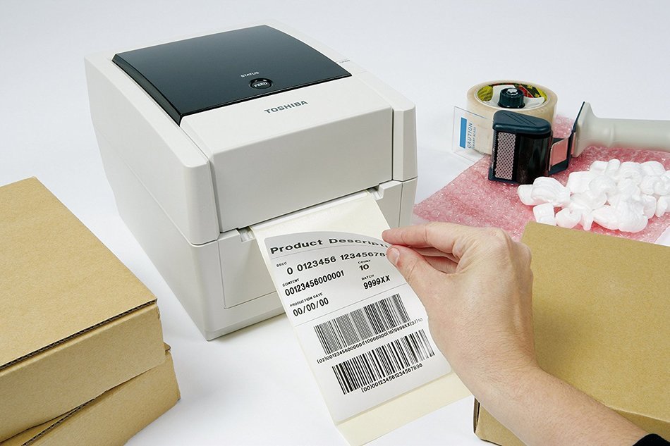 TOSHIBA, DESKTOP DRUCKER B-EV4