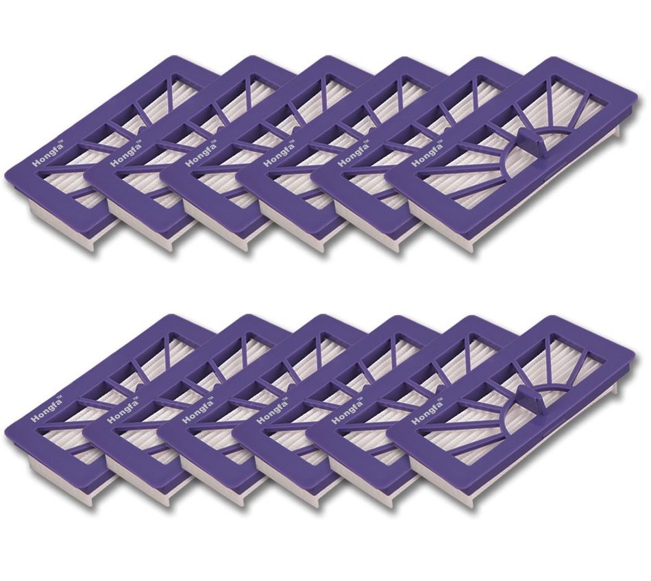 Hongfa Vacuum Cleaner Filter for Neato Robotic Pet and Allergy Filter Pack XV-21 (945-0048) Filter (12) N10