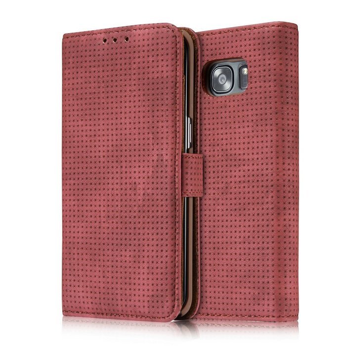 Samsung Galaxy S7 Wallet Cover, TYoung Classic Artificial Leather [Breathable] Folio Magnetic Wallet Pouch with...