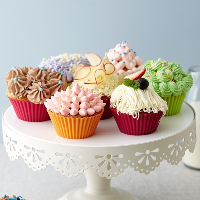 Lekue 6-Piece Muffin-Cup Set, Assorted N3