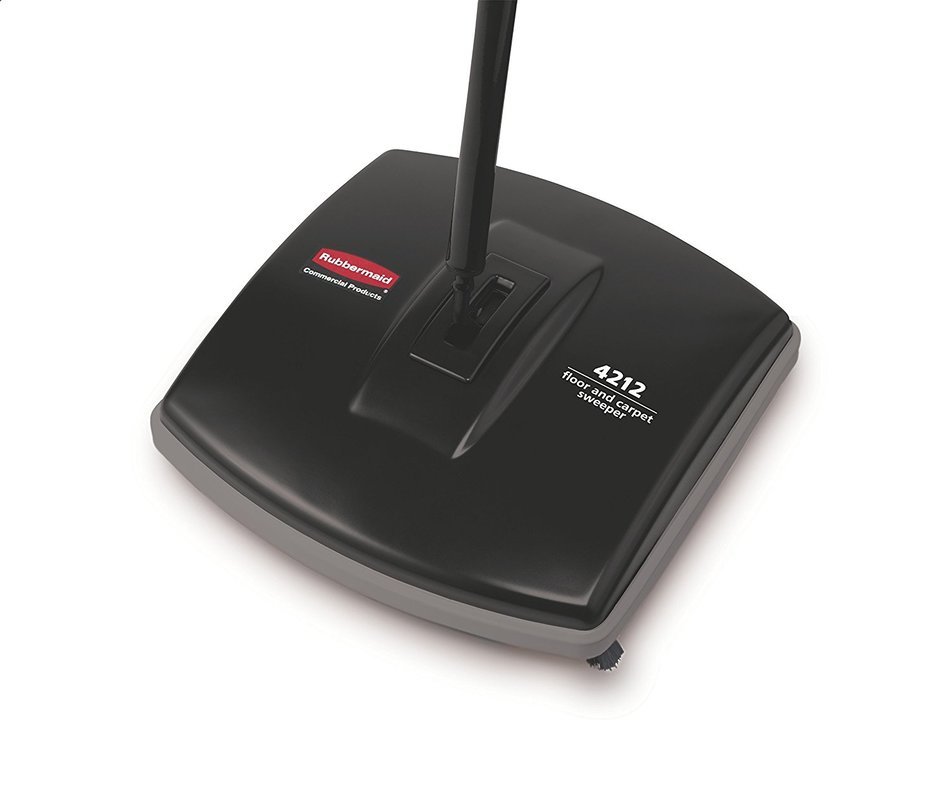 Rubbermaid Commercial Executive Series Galvanized Steel Floor and Carpet Sweeper N6