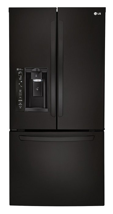 LG LFXS24623B 24.0 Cu. Ft. Black French Door Refrigerator - Energy Star