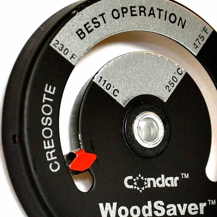 WoodSaver Stove Pipe Thermometer Model 3-16 N3