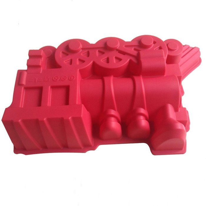 FLY Train Shape Big Silicone Cake Mold Fondant Bakeware Craft Molds For Baking N2