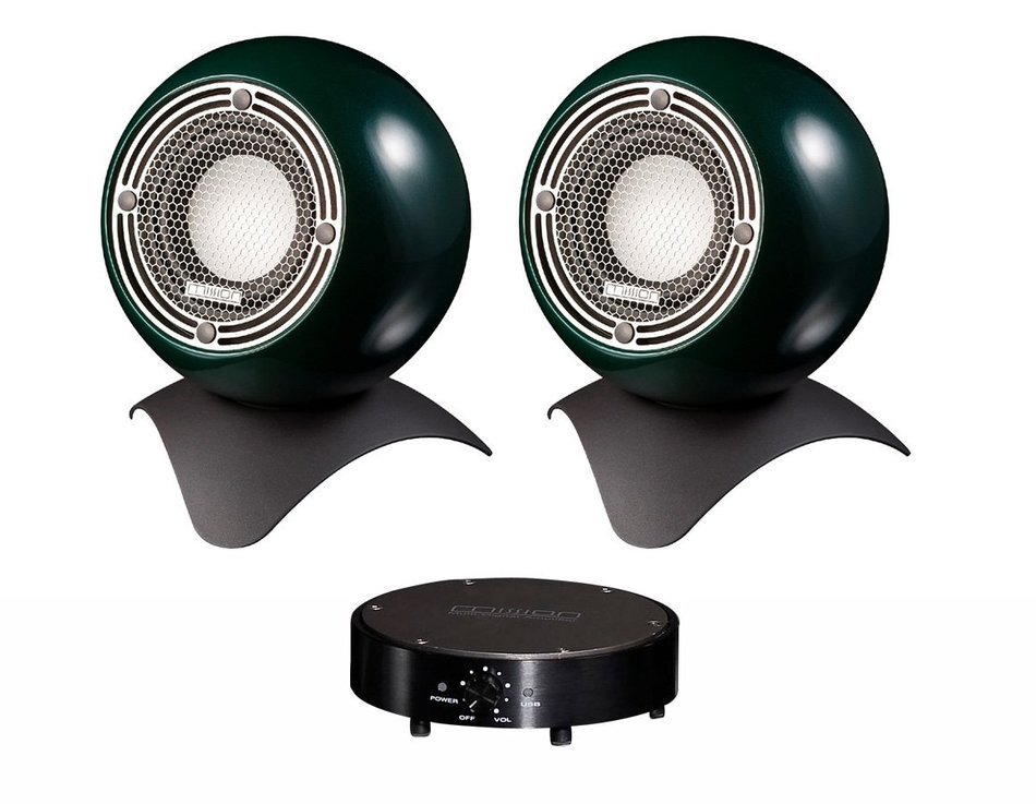 Mission Audio M-Isphere Mini Dune 2.0 Compact Loudspeaker System (Alpine Green, 1 Pair)