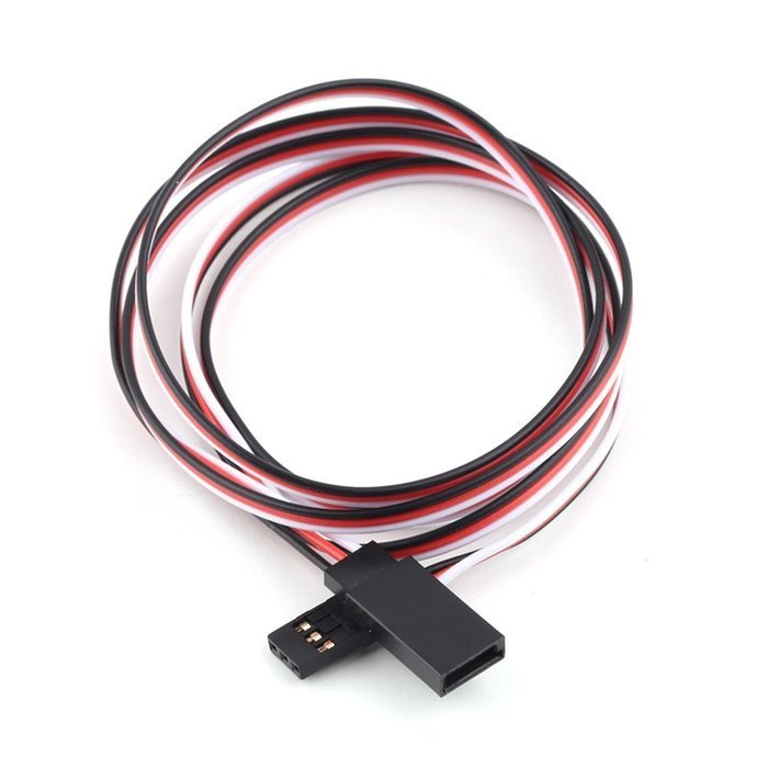 Foxnovo 10pcs 1M 100cm Servo Extension Lead Wire Cables for Futaba JR