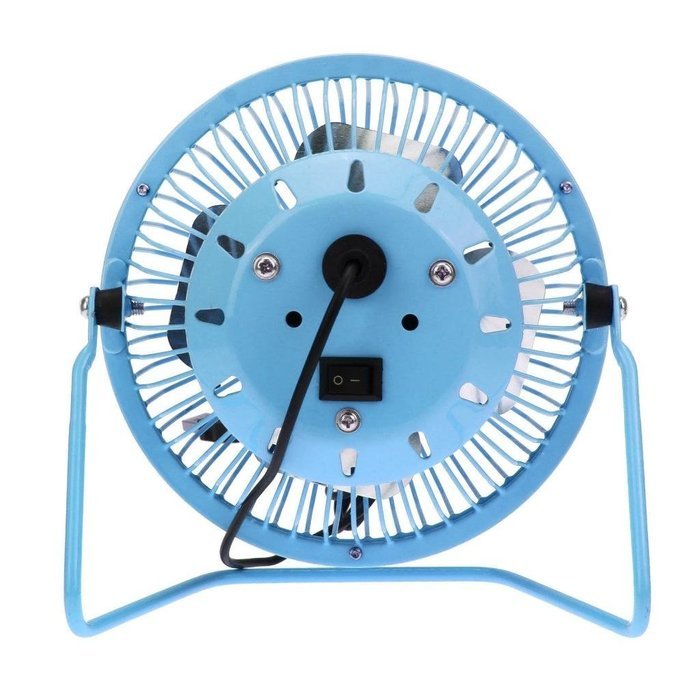 Starsource Adjustable Four Fan Blade 4 Inch USB Mini Desktop Fan With ON/OFF Switch ( Green ) N4