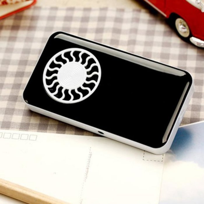 Wensltd Portable Handheld USB Fan Air-Circulator Rechargeable Battery Mini Cooler (White) N7