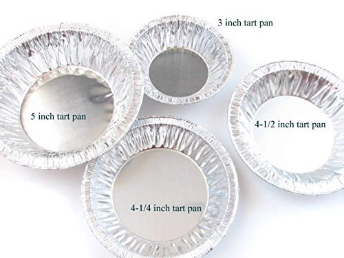 Disposable Aluminum 4 1/4" Deep Tart Pan #425 (100) N2