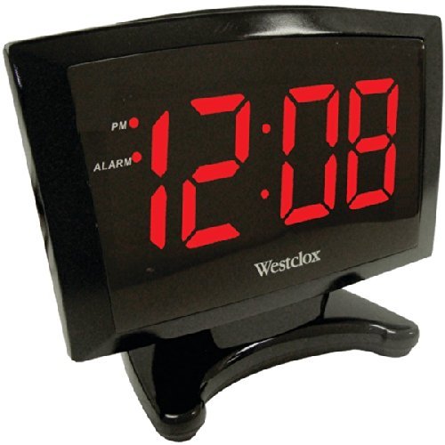 WESTCLOX 70028 1.8'' Plasma LED Alarm Clock