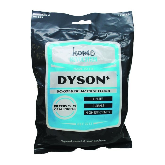 Dyson DC07 DC-07 Home Revolution Brand Replacement Post Motor Allergy HEPA Filter and 2 Seals; Compare With All... N3