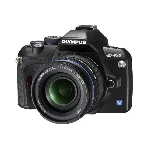 Olympus Evolt E-450 10MP Digital SLR Camera w/ 14-42mm f/3.5-5.6 Lens