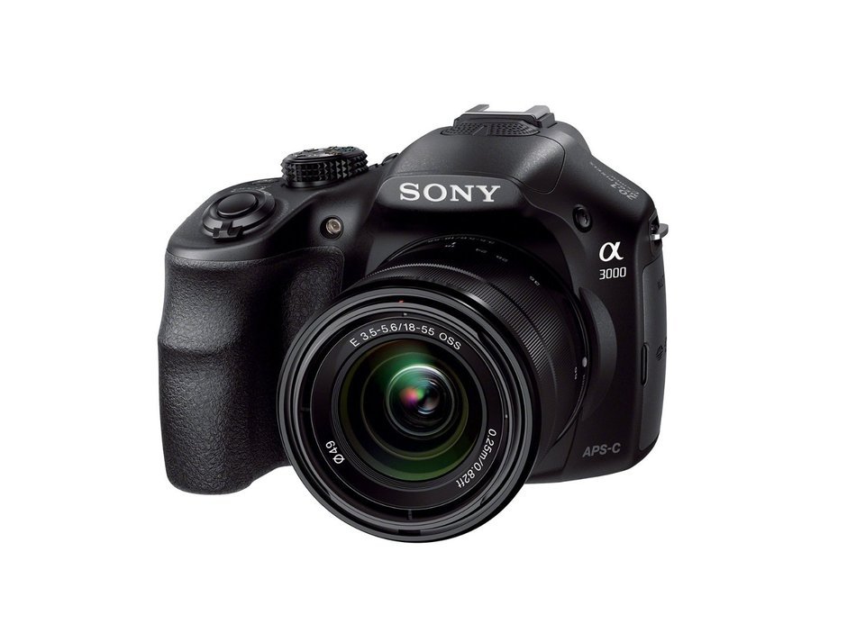 Sony A3000 Mirrorless Digital Camera with 18-55mm Lens N4