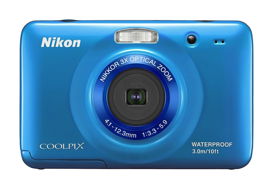 Nikon COOLPIX S30 10.1 MP Digital Camera with 3x Zoom Nikkor Glass Lens and 2.7-inch LCD (Blue) N3