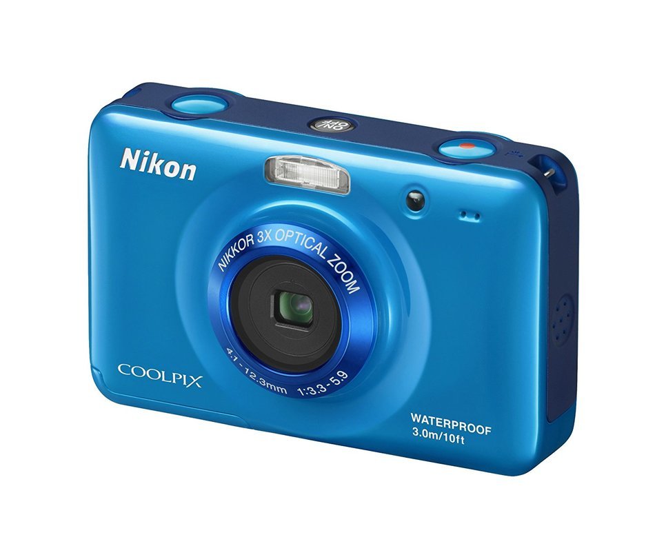 Nikon COOLPIX S30 10.1 MP Digital Camera with 3x Zoom Nikkor Glass Lens and 2.7-inch LCD (Blue) N4