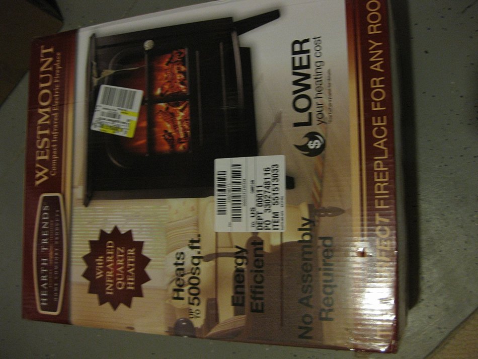 Westmount Compact Infrared Electric Fireplace N4