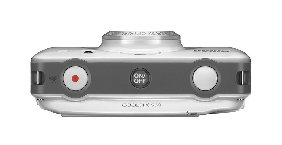 Nikon COOLPIX S30 10.1 MP Digital Camera with 3x Zoom Nikkor Glass Lens and 2.7-inch LCD (Blue) N6