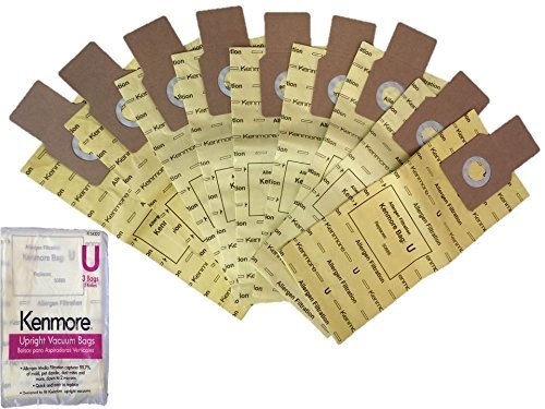 9 Genuine Kenmore U Bags 54322; 50688, 50690, Type O
