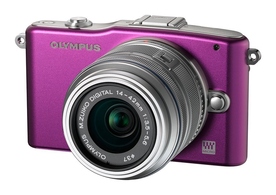 Olympus PEN E-PM1 12.3MP Interchangeable Camera with CMOS Sensor, 3-inch LCD and 14-42mm II Lens (Black) (Old...