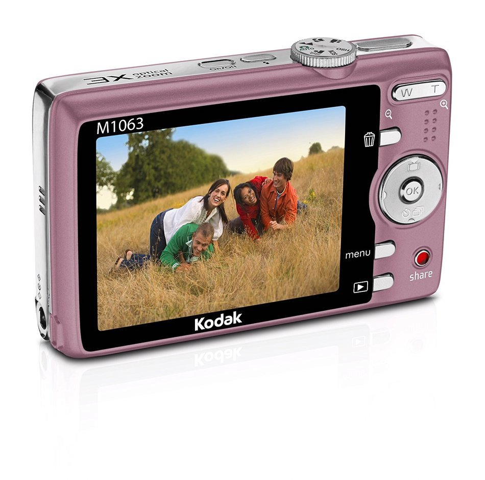 Kodak Easyshare M1063 10.3 MP Digital Camera with 3xOptical Zoom (Pink) N8