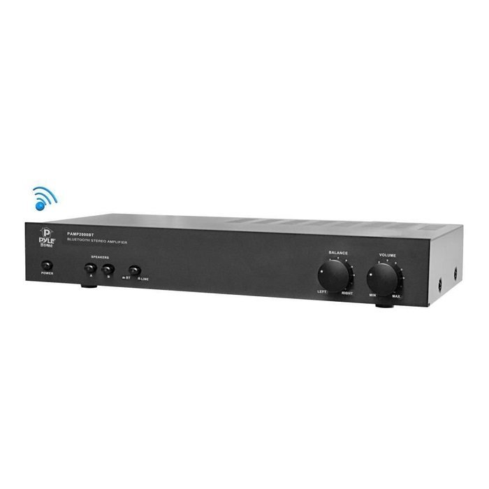 Bluetooth Outdoor PA Speakers - 2) VM Audio 8-Inch Speakers with Pyle 2000BT Amplifier N10