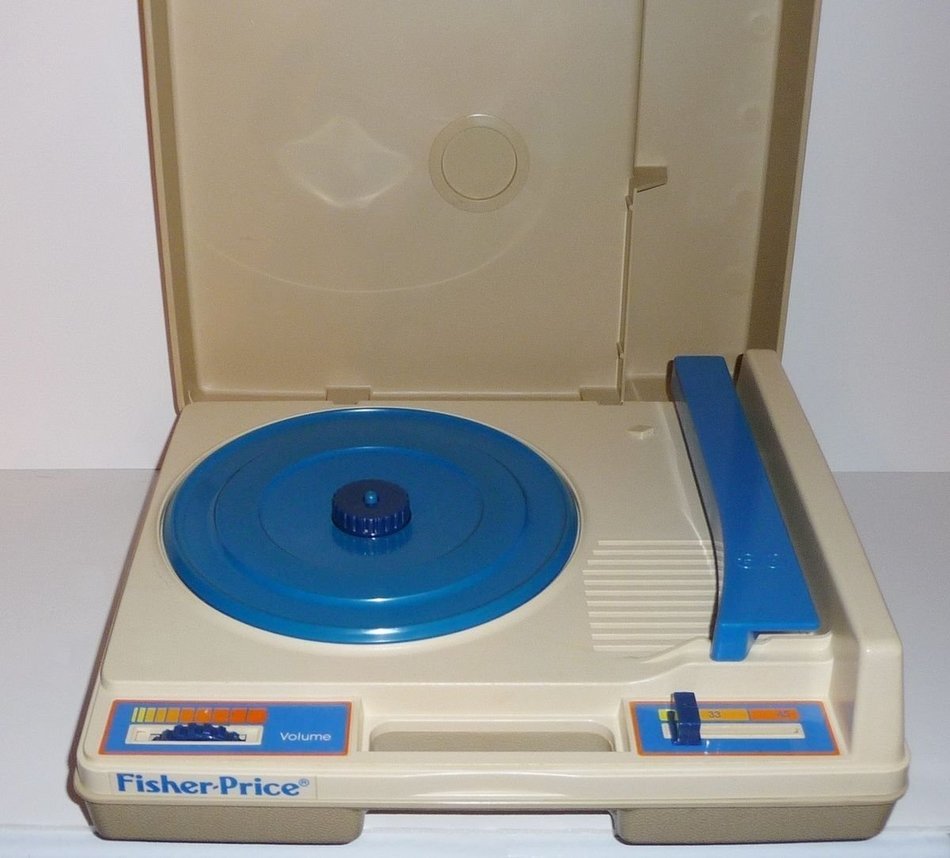Vintage 1978 Fisher Price Turntable Record Player N2
