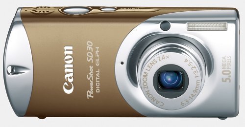 Canon Powershot SD30 5MP Digital Elph Camera with 2.4x Optical Zoom (Rockstar Red) N7
