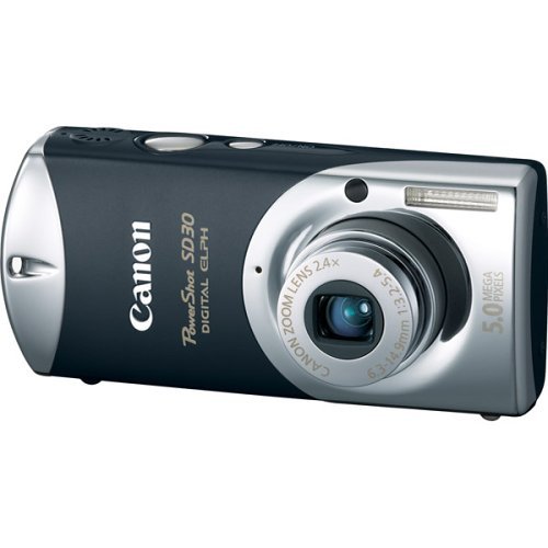 Canon Powershot SD30 5MP Digital Elph Camera with 2.4x Optical Zoom (Rockstar Red) N8