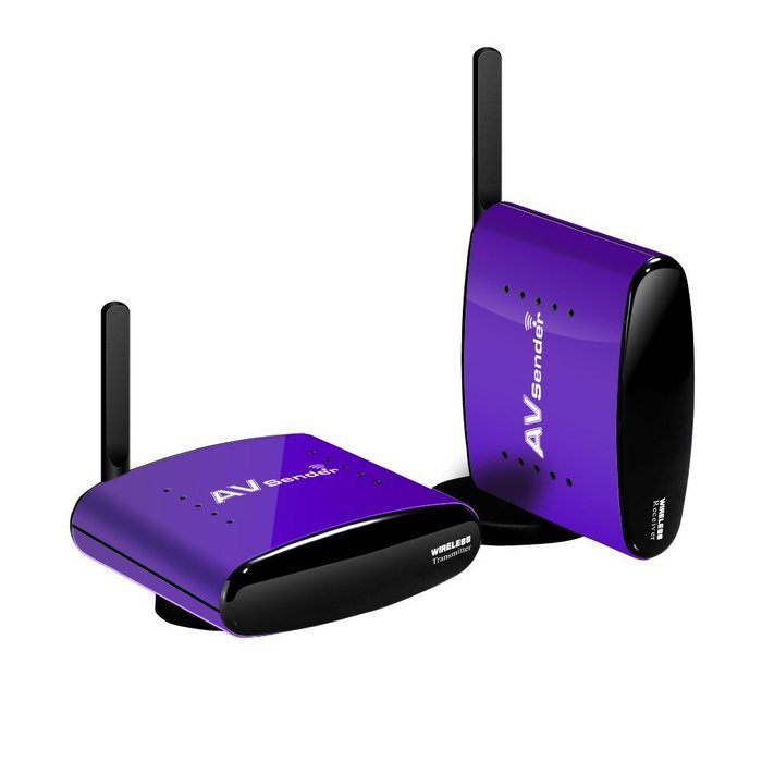 PAKITE PAT-550 5.8GHz TV Use Wireless Audio Video Transmitter and Receiver with IR Remote Control for TV STB Set-top...