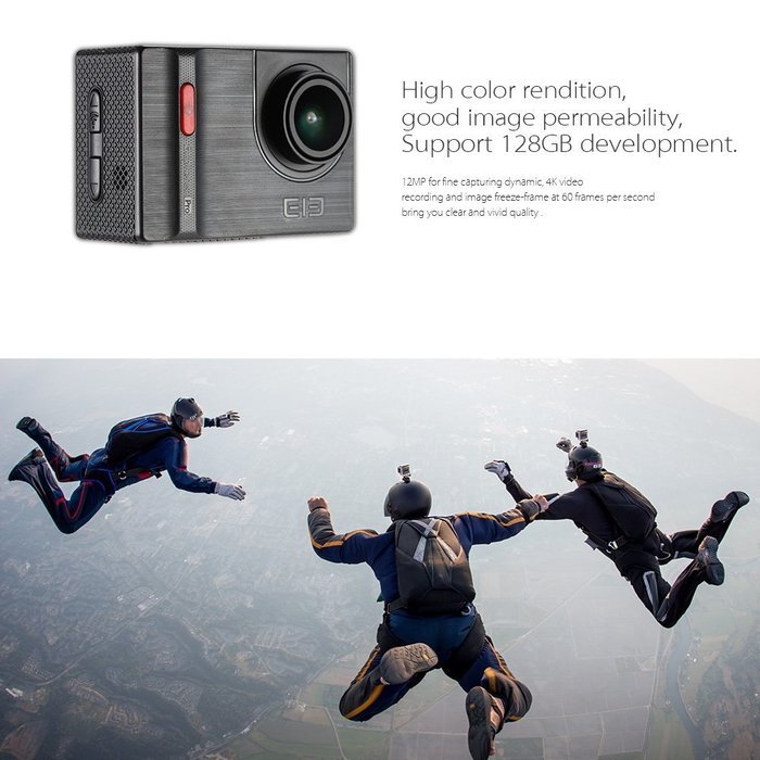 Andoer&reg; Sports Action Camera 2.0" 4K 24fps 1080P Full HD 12MP Voice Broadcasting Novatek NTK96660 Video DV Optional... N2