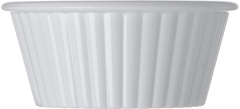 Carlisle 084302 SAN Fluted Ramekin, 1 oz Capacity, White (Case of 48) N2