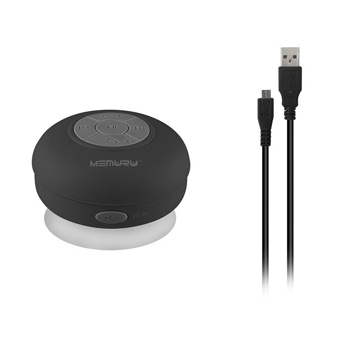 Memuru MS2L19 Bluetooth Shower Speaker With FM White N16