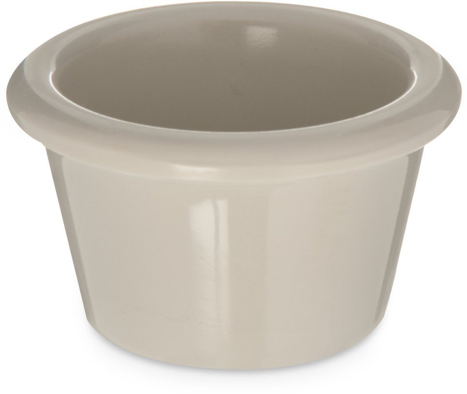 Carlisle S27542 Melamine Smooth Ramekin, 1.5 oz Capacity, 1.53" Height, Bone (Case of 48) N5