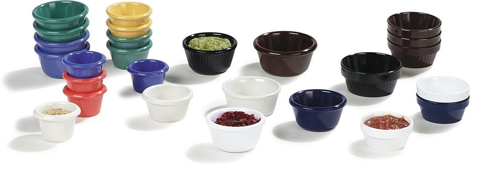 Carlisle S27542 Melamine Smooth Ramekin, 1.5 oz Capacity, 1.53" Height, Bone (Case of 48) N7