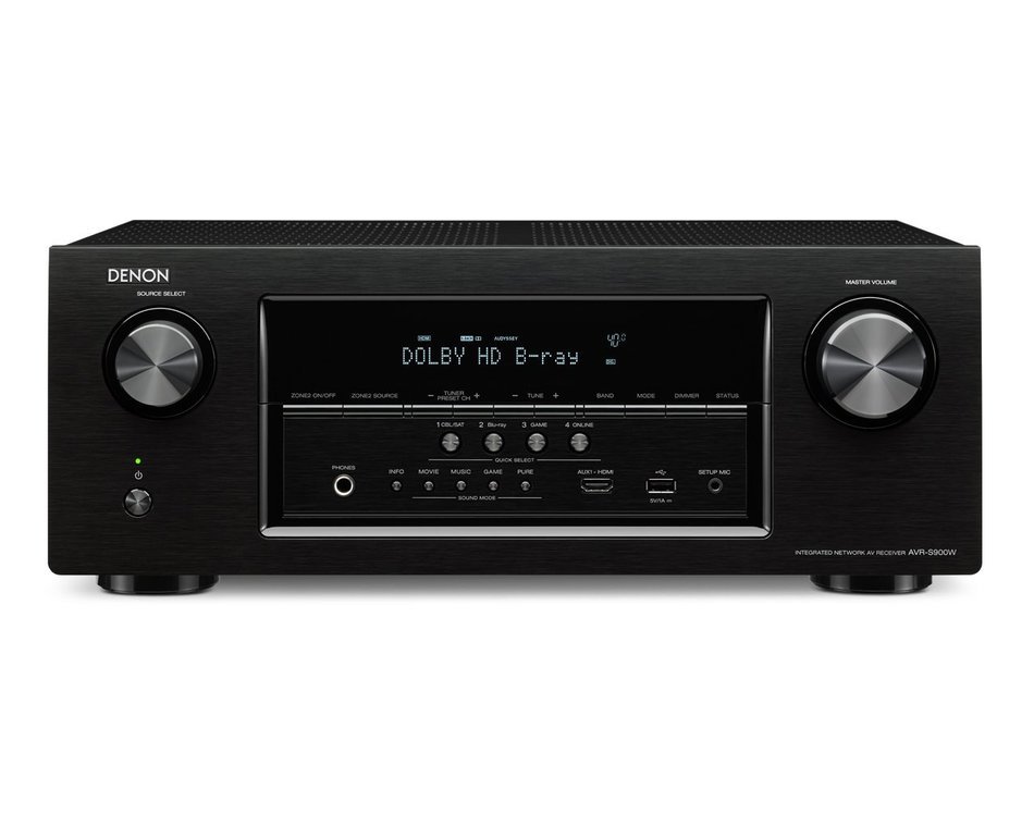 Denon AVR-S900W 7.2-Channel Network AV Receiver with Bluetooth and Wi-Fi (Discontinued by Manufacturer)