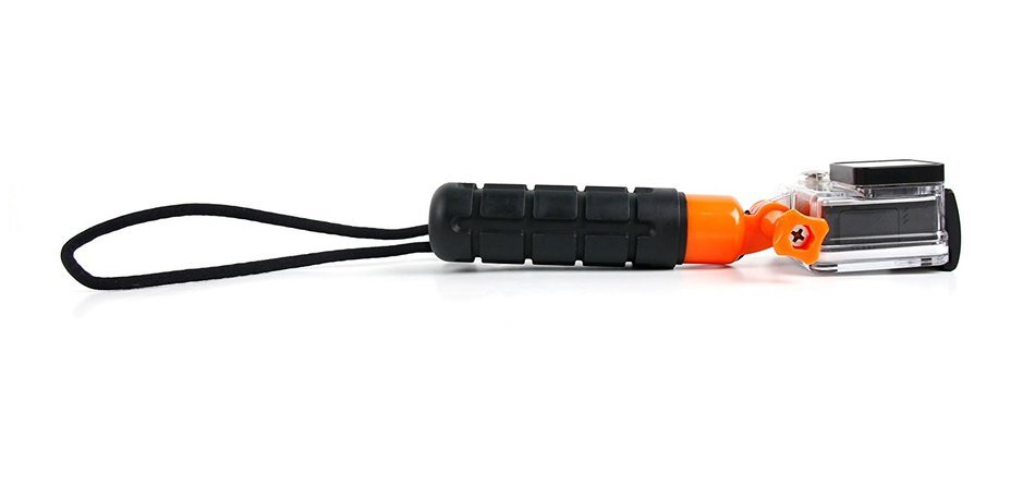 DURAGADGET Limited Edition, Waterproof Hand Grip Pole / Monopod with Wrist Strap in Black & Yellow - Compatible... N111