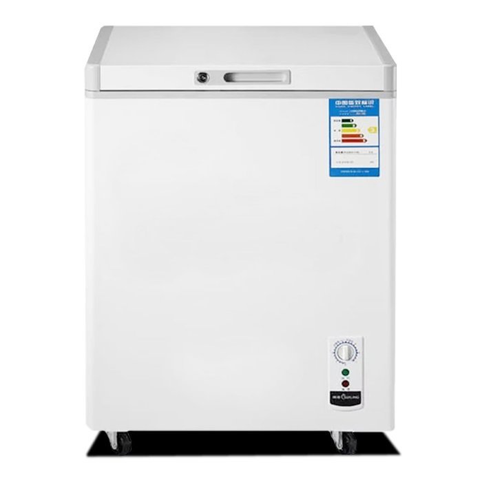 BD-100 Top Folding Door Ice Cream Chest Freezer Beer Soda Beverages Cooler Refrigerator Compact Apartment Size...