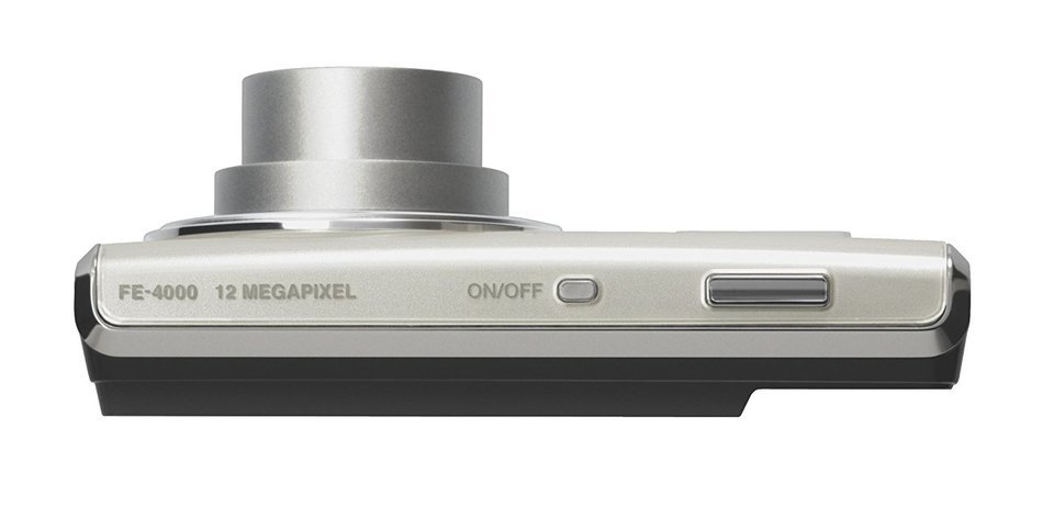 Olympus FE-4000 12MP Digital Camera with 4x Wide Angle Optical Zoom and 2.7 inch LCD (Dark Grey) N5
