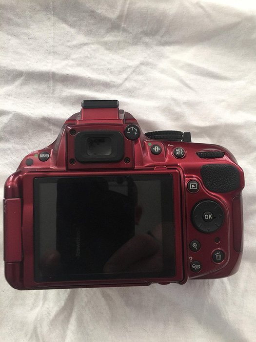 Nikon D5200 24.1 MP CMOS Digital SLR Camera Body Only (Red) (Discontinued by Manufacturer) N3