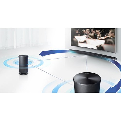 Samsung HW-J7501R 320W 4.1-Channel Curved Soundbar System (Silver)