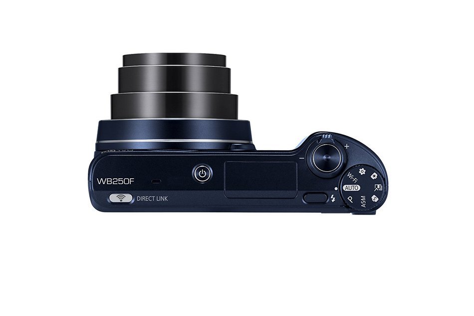 Samsung WB250F Smart Wi-Fi Digital Camera (Cobalt Black) N12